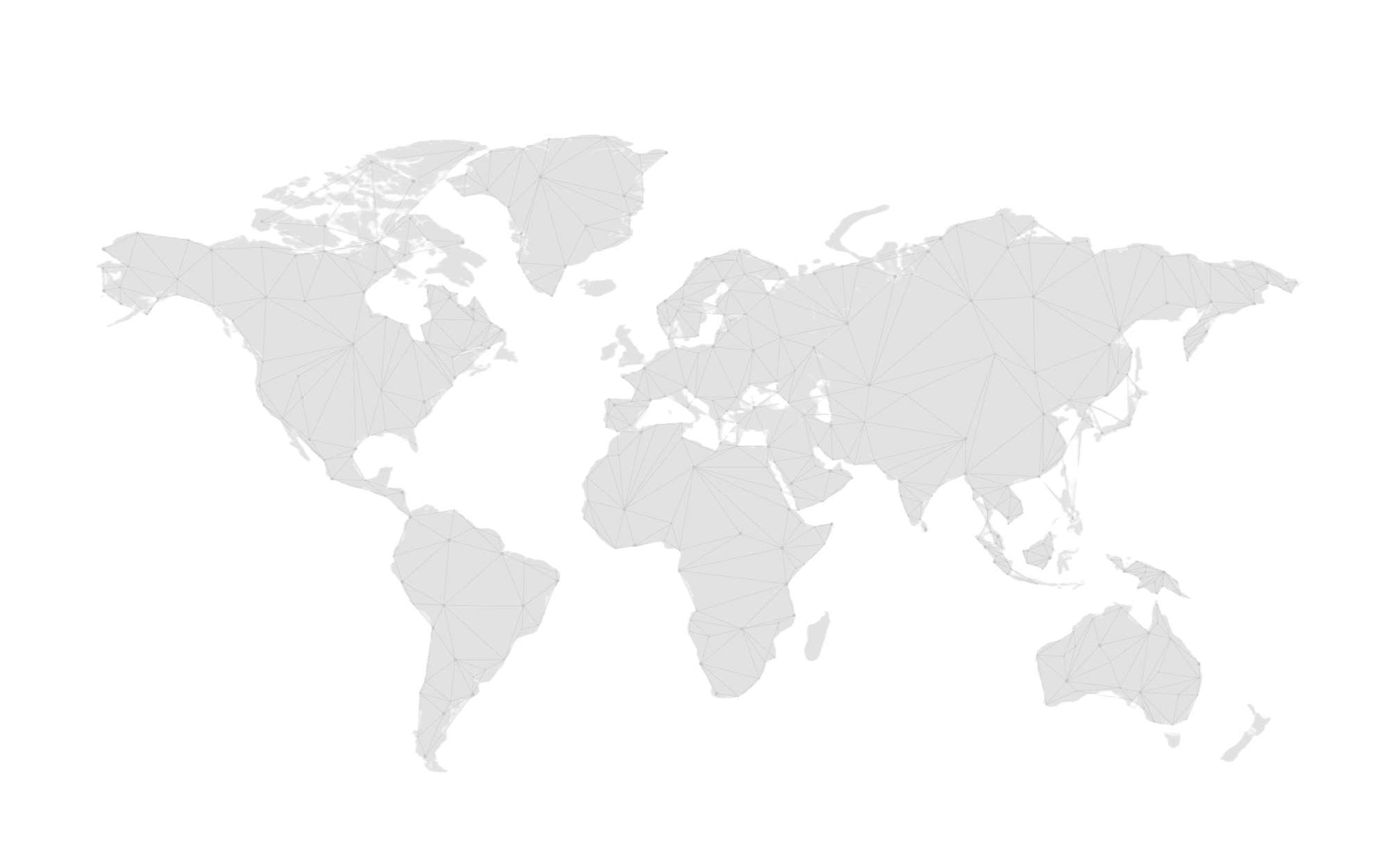 World map of university destinations
